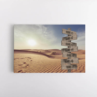 Desert Name Signs Canvas Art