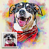 Colorful Pet Painting Portrait