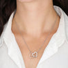 Soul Sister Interlocked Hearts Necklace